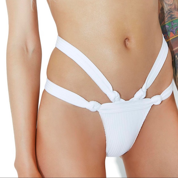 Minimale animale white ribbed bikini - Picture 2 of 6